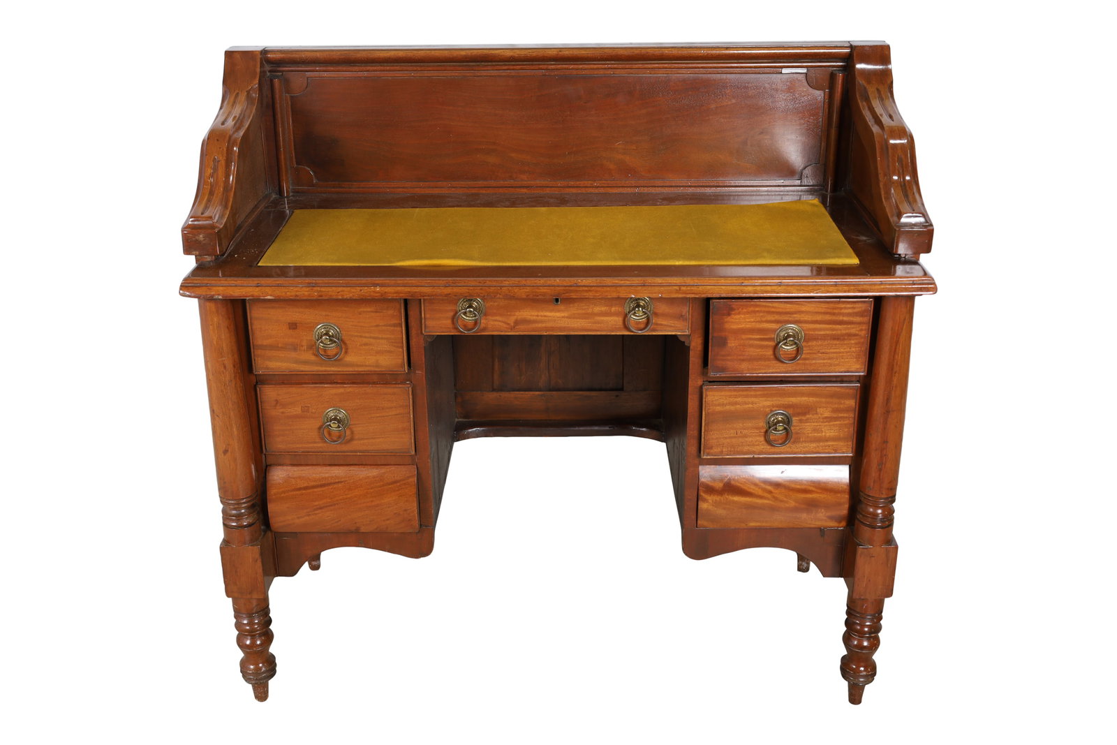Antique Mahogany Desk/Washstand: Antique Mahogany Desk/Washstand. Dimensions 32x49x19