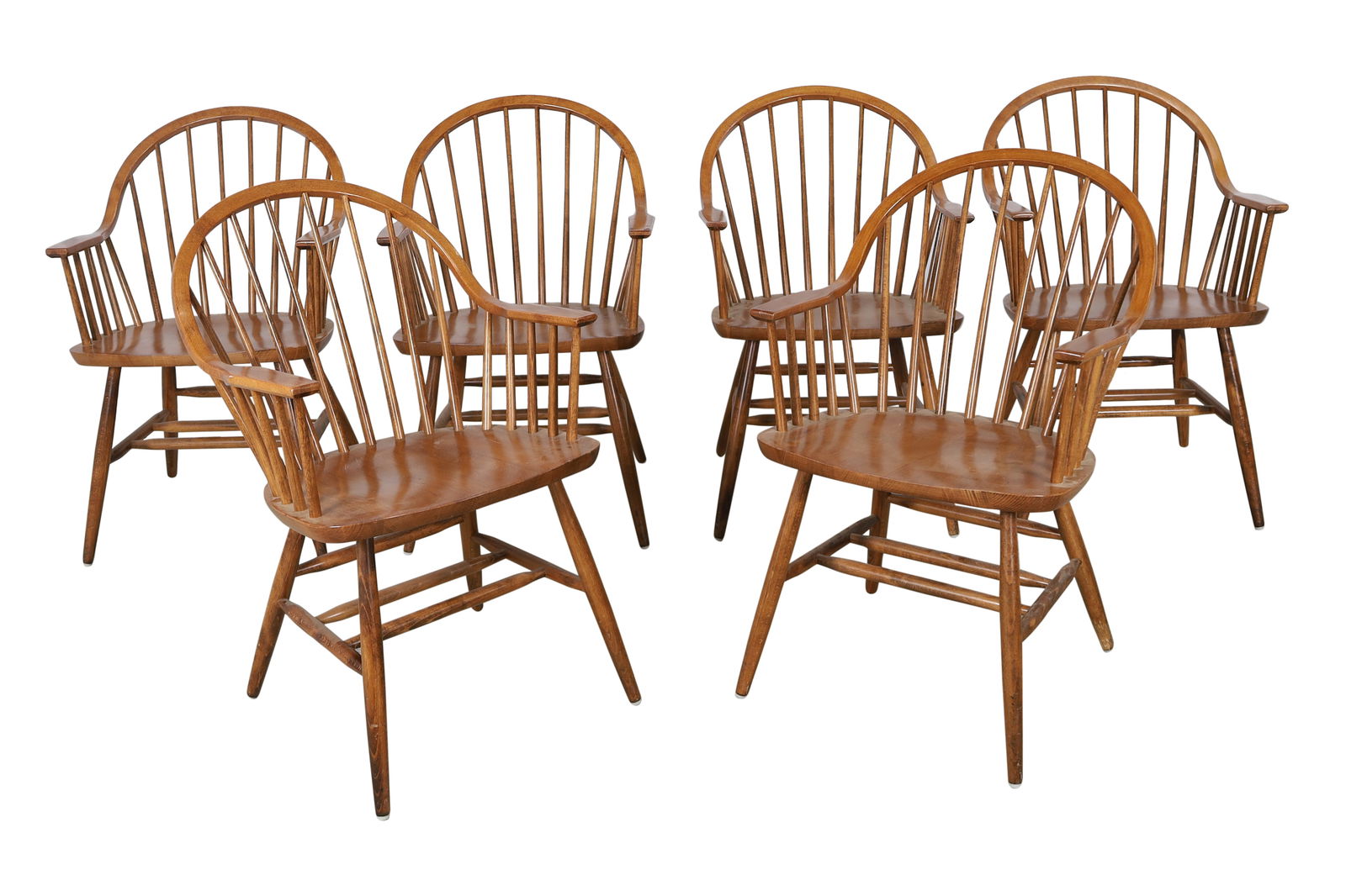 Logatec Windsor Chairs - 6: Made in Slovinia Logatec Windsor Chairs - 6. Dimensions 34x22x18