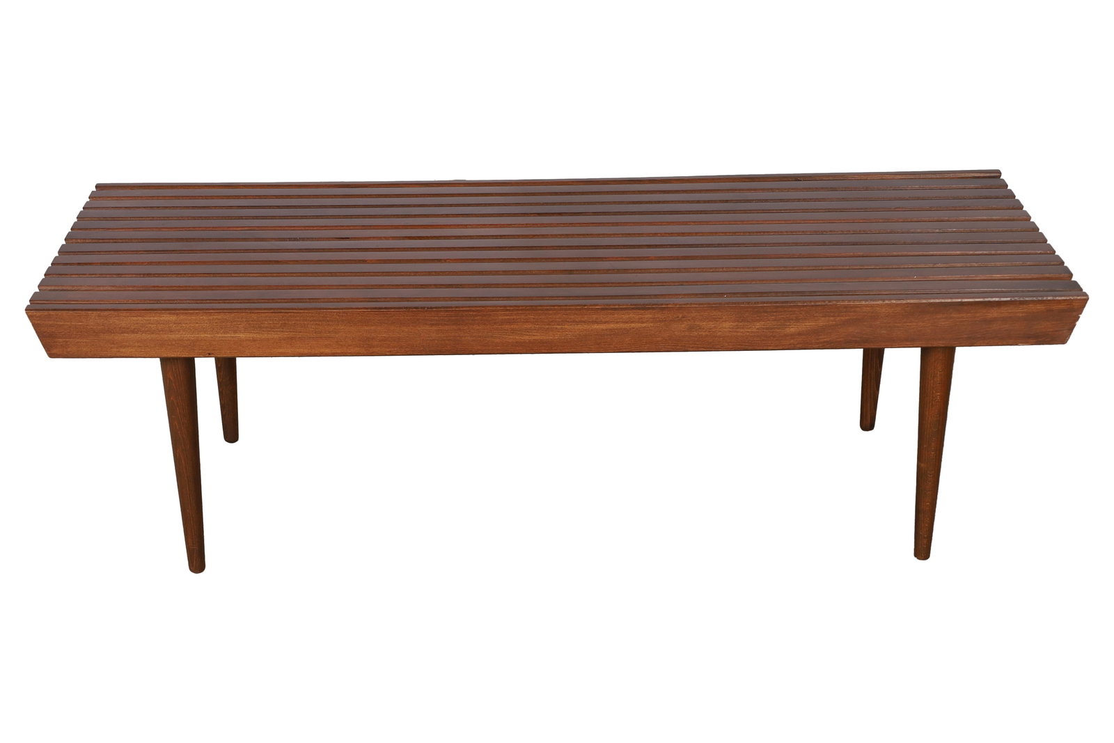 Walnut Slat Bench (1 of 4)