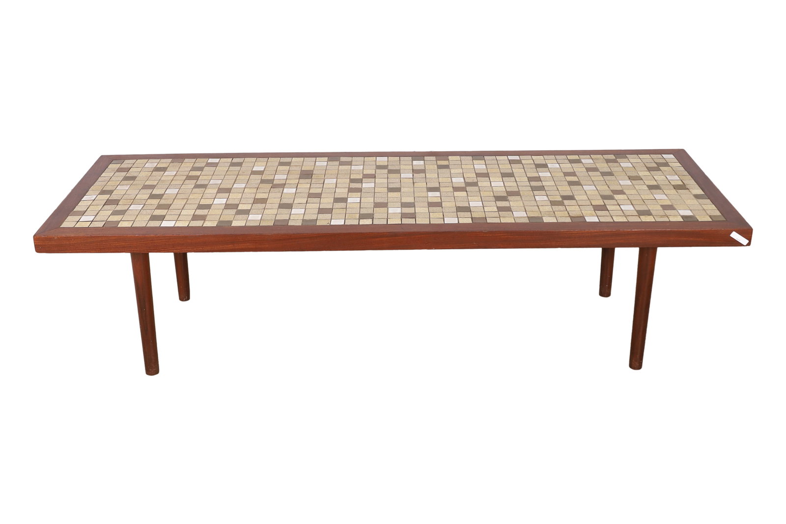 Rosewood Mid Century Tile Top Coffee Table (1 of 5)