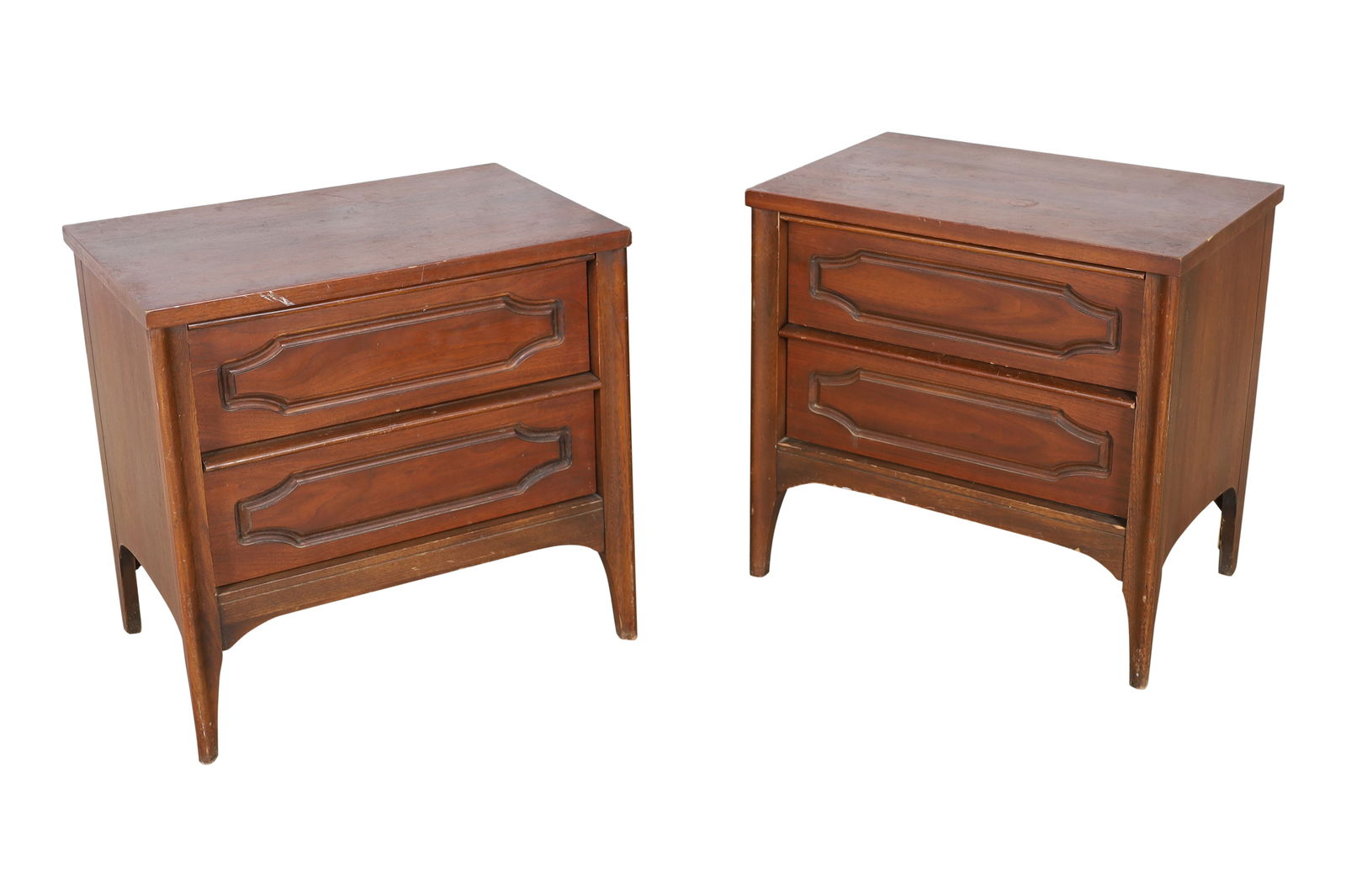 Broyhill Walnut End Stands - Pair (1 of 5)
