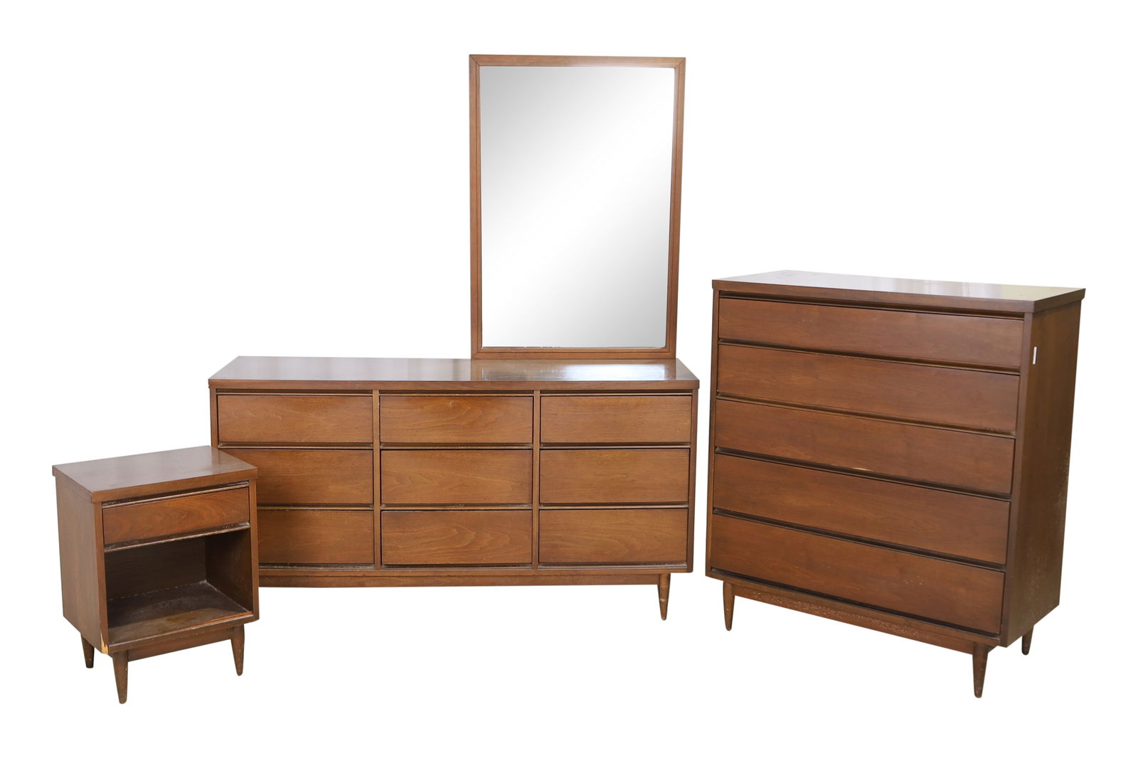 Mid Century Bedroom Set - 4 Piece (1 of 10)