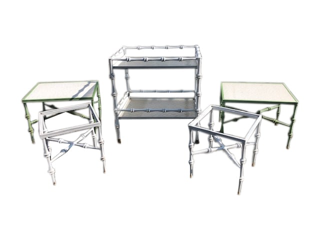 Faux Bamboo Cast Aluminum Set - 5 Piece (1 of 4)