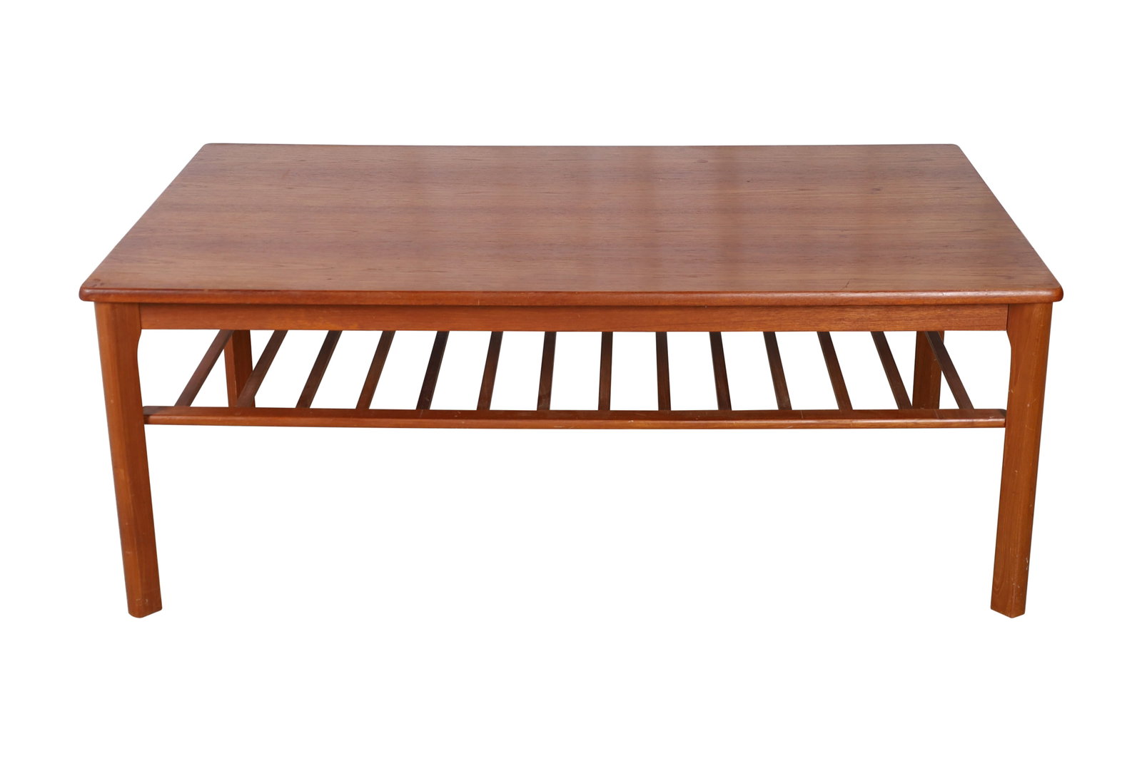 Danish Teak Coffee Table: Danish Teak Coffee Table. Dimensions 19x49x27.5