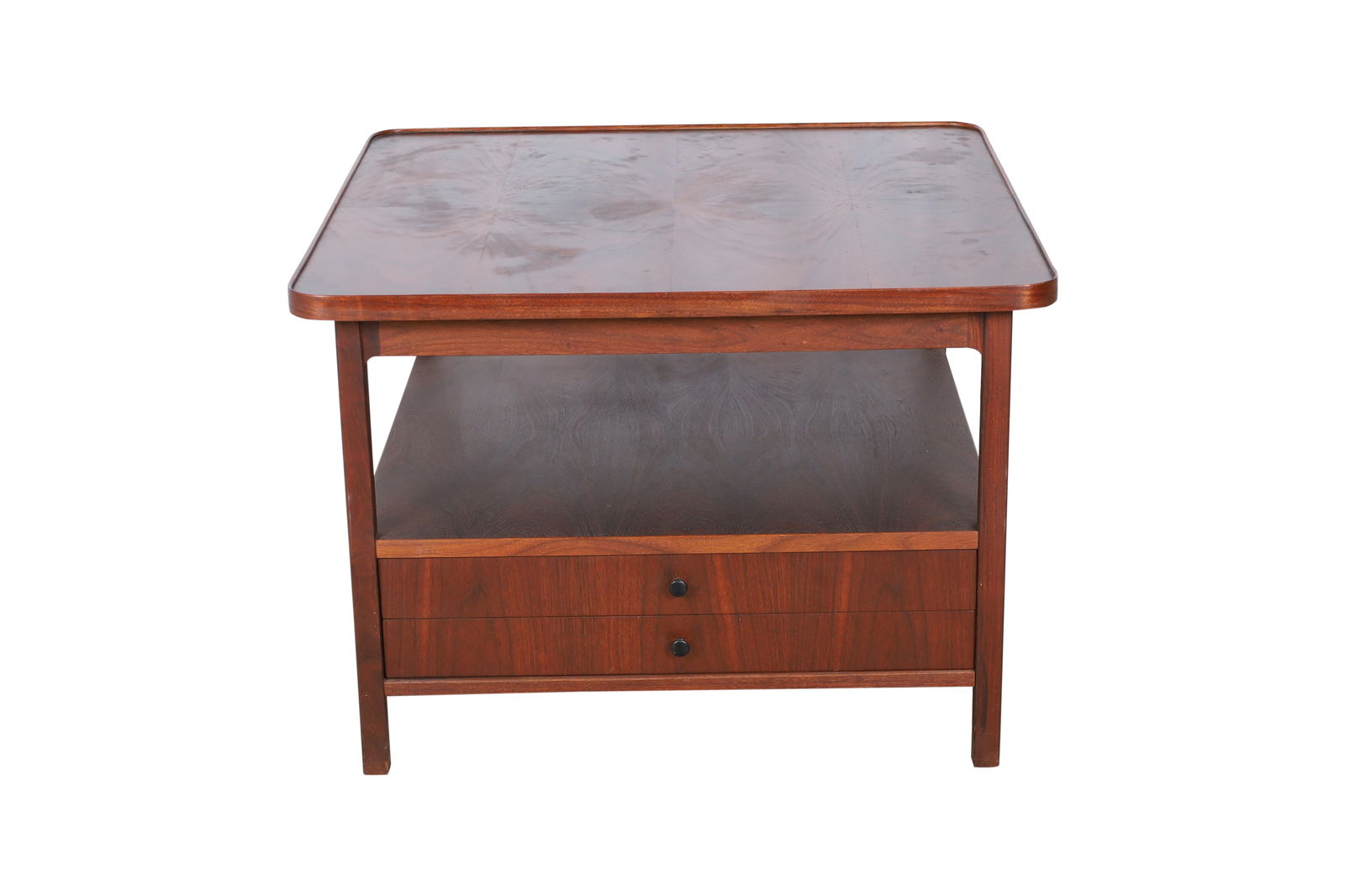 Mid Century Walnut End Table (1 of 3)