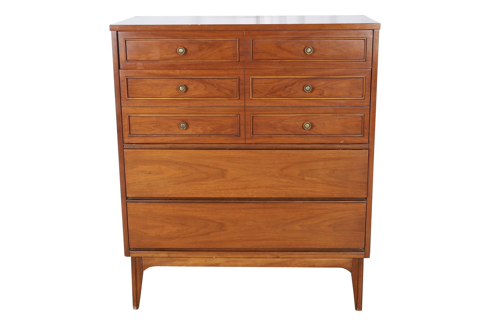 Mid Century Walnut High Chest (1 of 5)