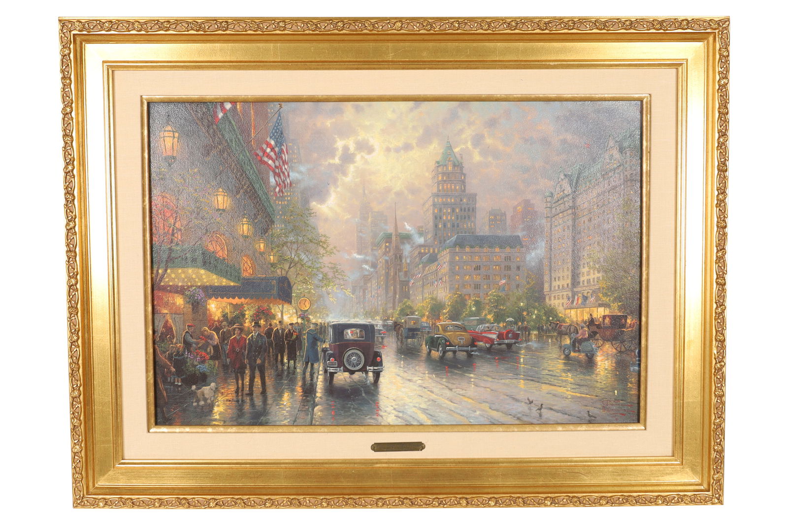 Thomas Kinkade "NY Fifth Ave" Lithograph (1 of 3)