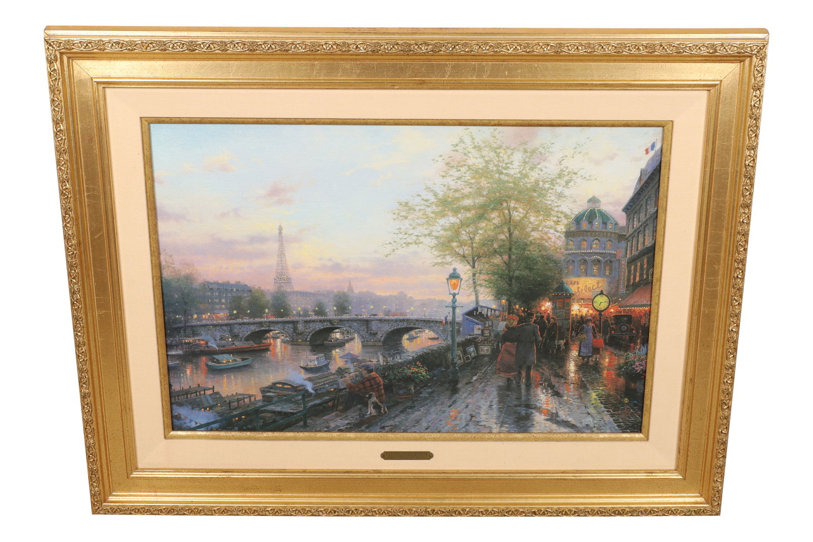 Thomas Kinkade "Paris Eiffel Tower" Lithograph (1 of 4)