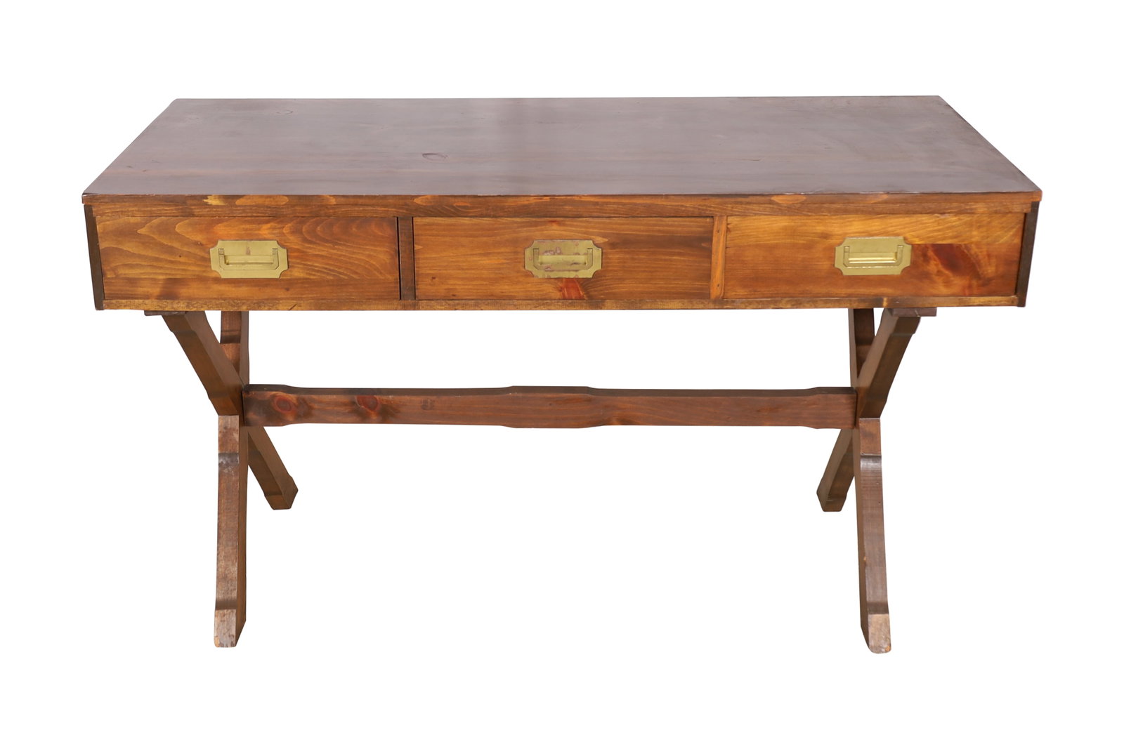 Campaign Style 2 Part Desk: Campaign Style 2 Part Desk. Dimensions 30x53x23