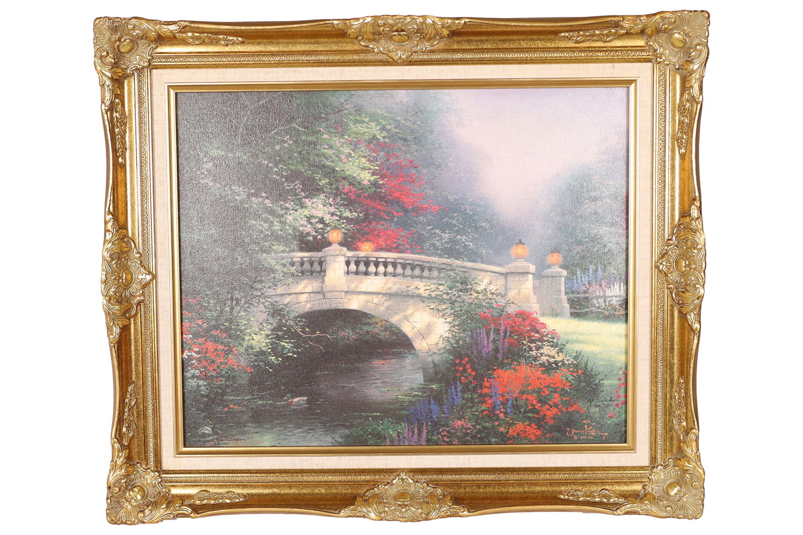 Thomas Kinkade "The Broadwater Bridge" Lithograph (1 of 3)