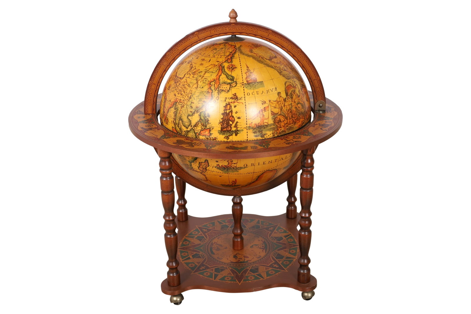 Globe Bar: Globe Bar. Dimensions 42x27