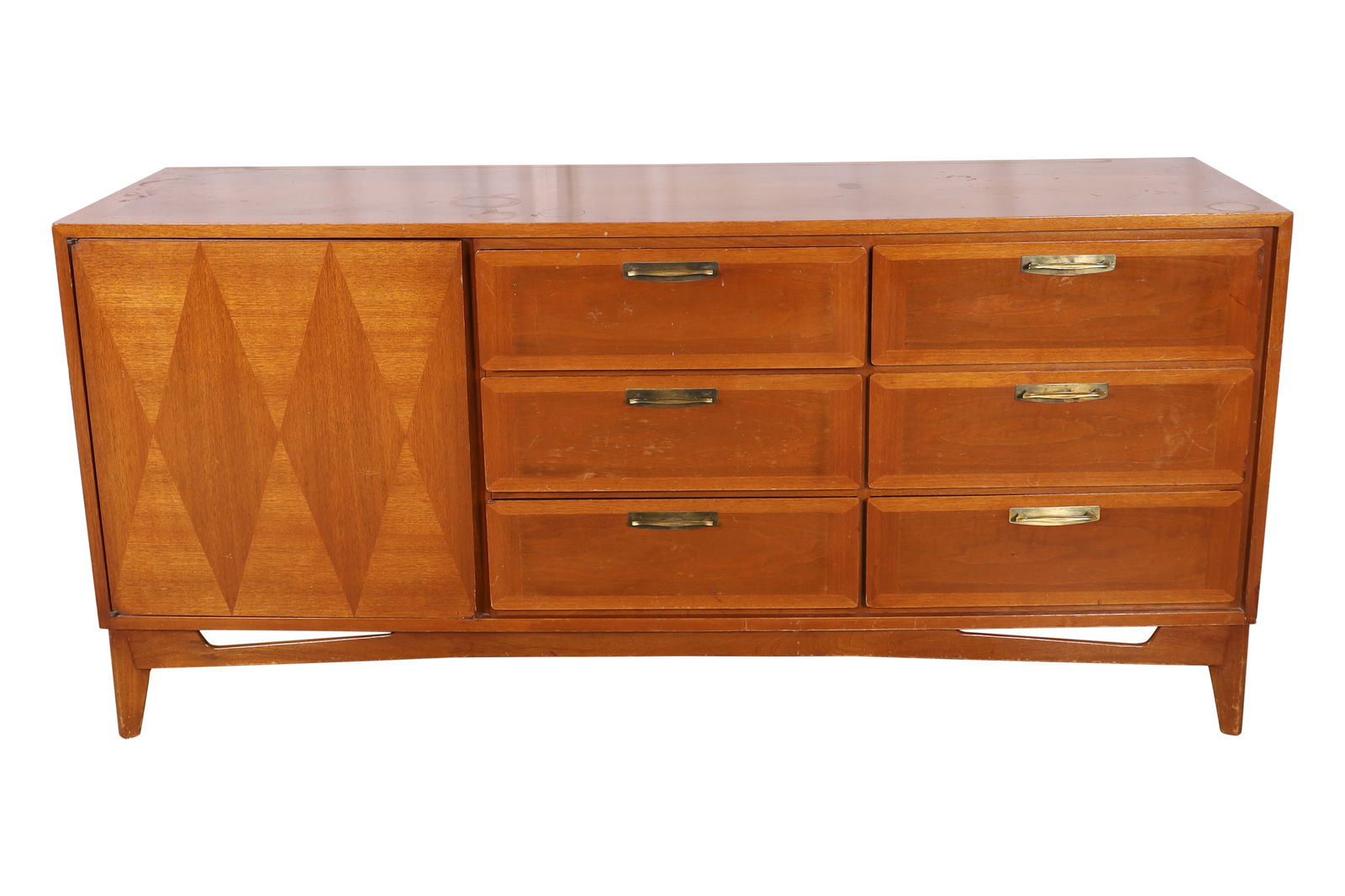 Red Lion Mid Century Walnut Long Dresser (1 of 5)