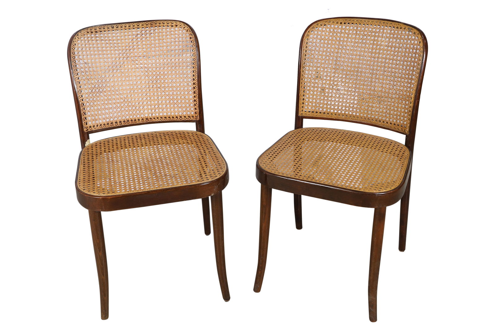 Josef Hoffmann - Cane Chairs - Pair (1 of 5)