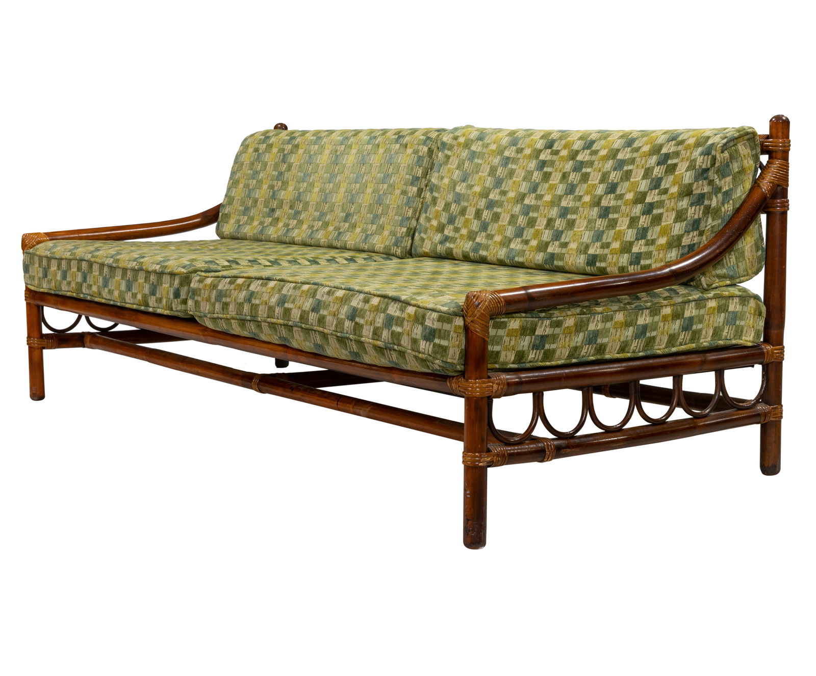 Mid Century Bamboo Sofa (1 of 3)