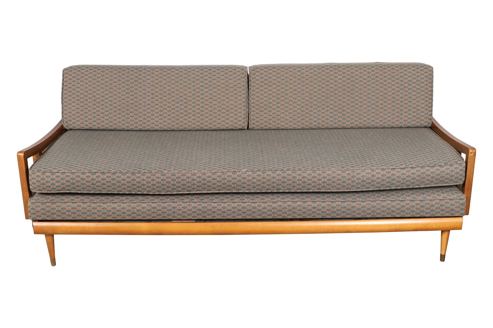 Danish Style Walnut Trundle Bed (1 of 7)