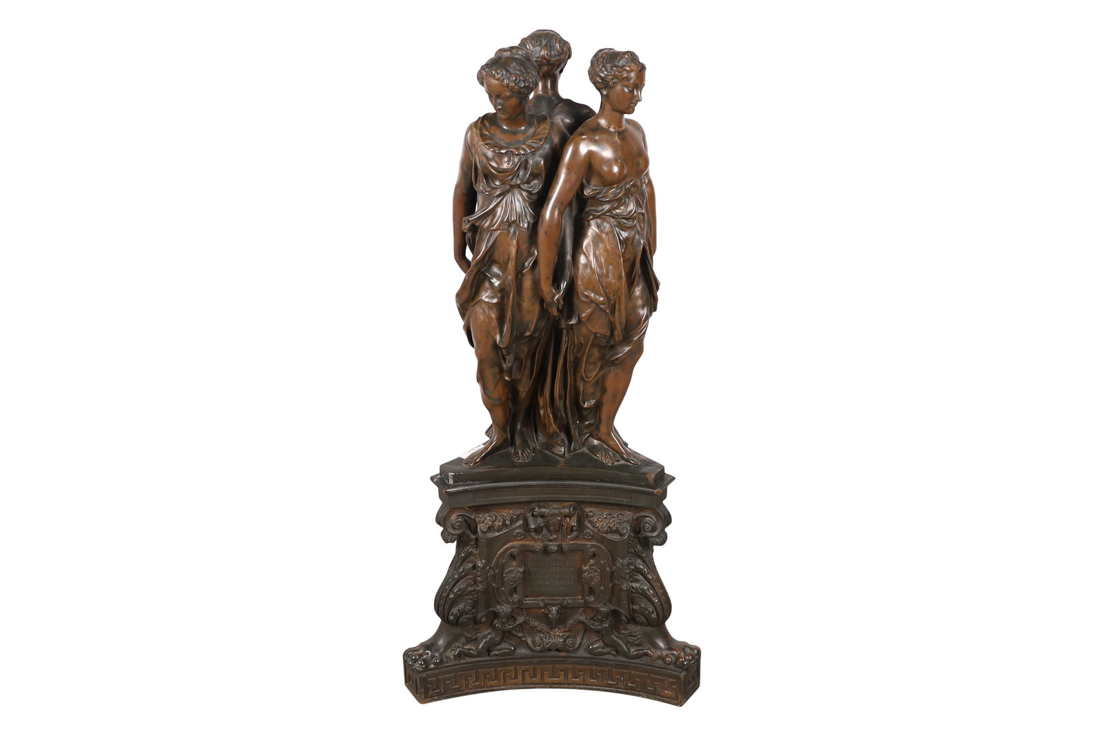 F. Barbedienne - French Bronze "Three Graces" (1 of 8)