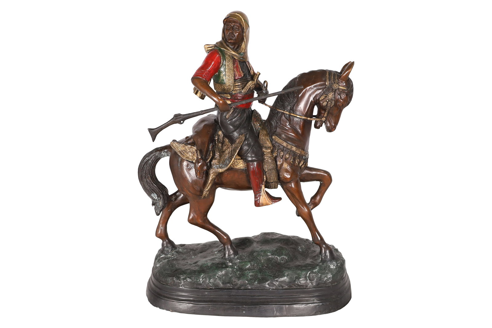 After Bonheur Bronze Arab Warrior on Horse (1 of 5)