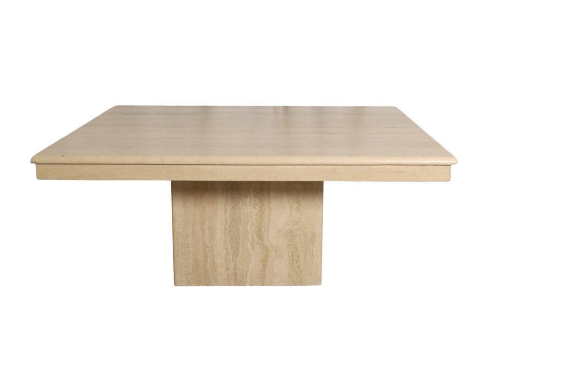 Italian Travertine Coffee Table (1 of 4)