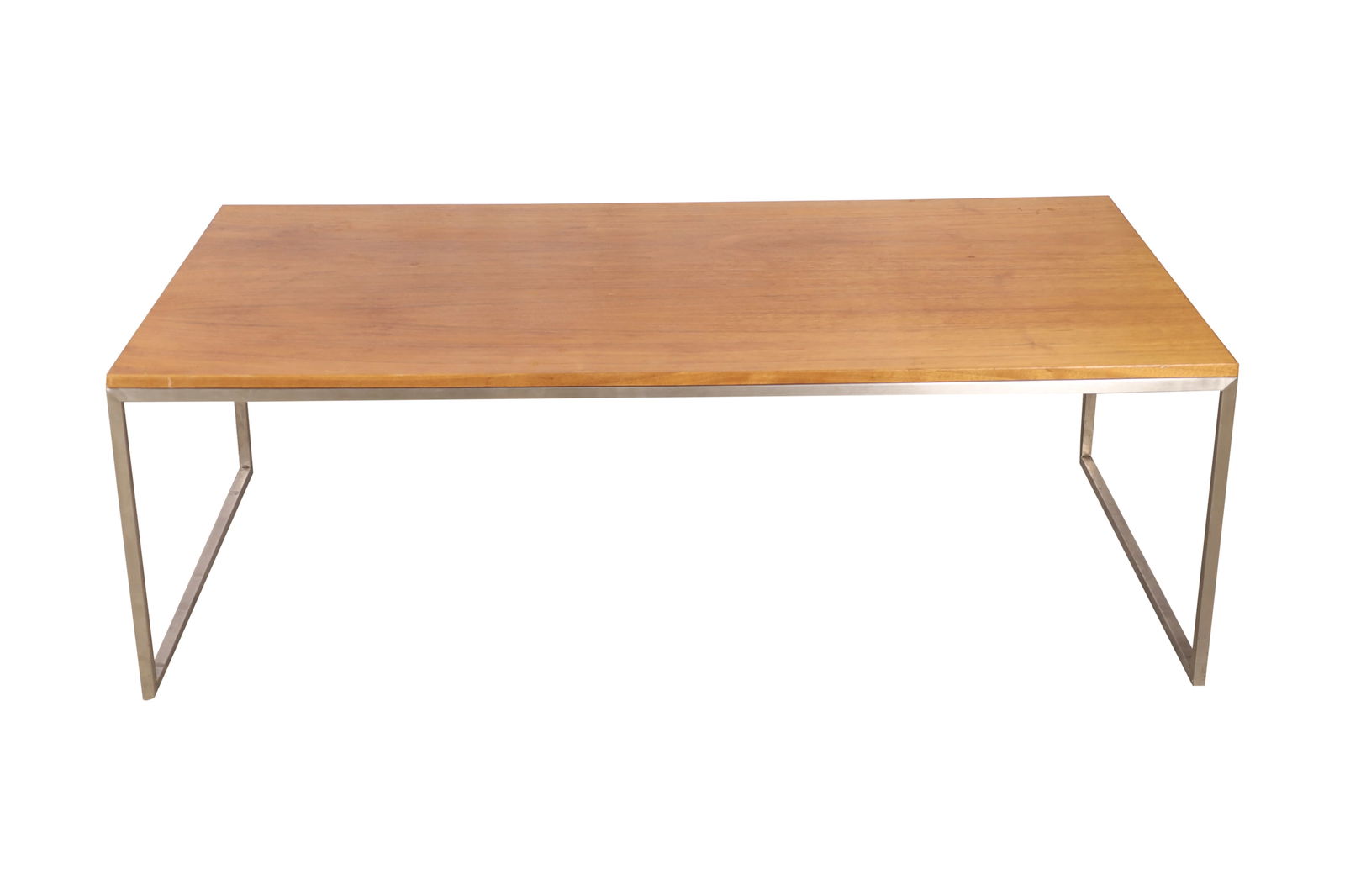 Aluminum & Walnut Coffee Table (1 of 4)