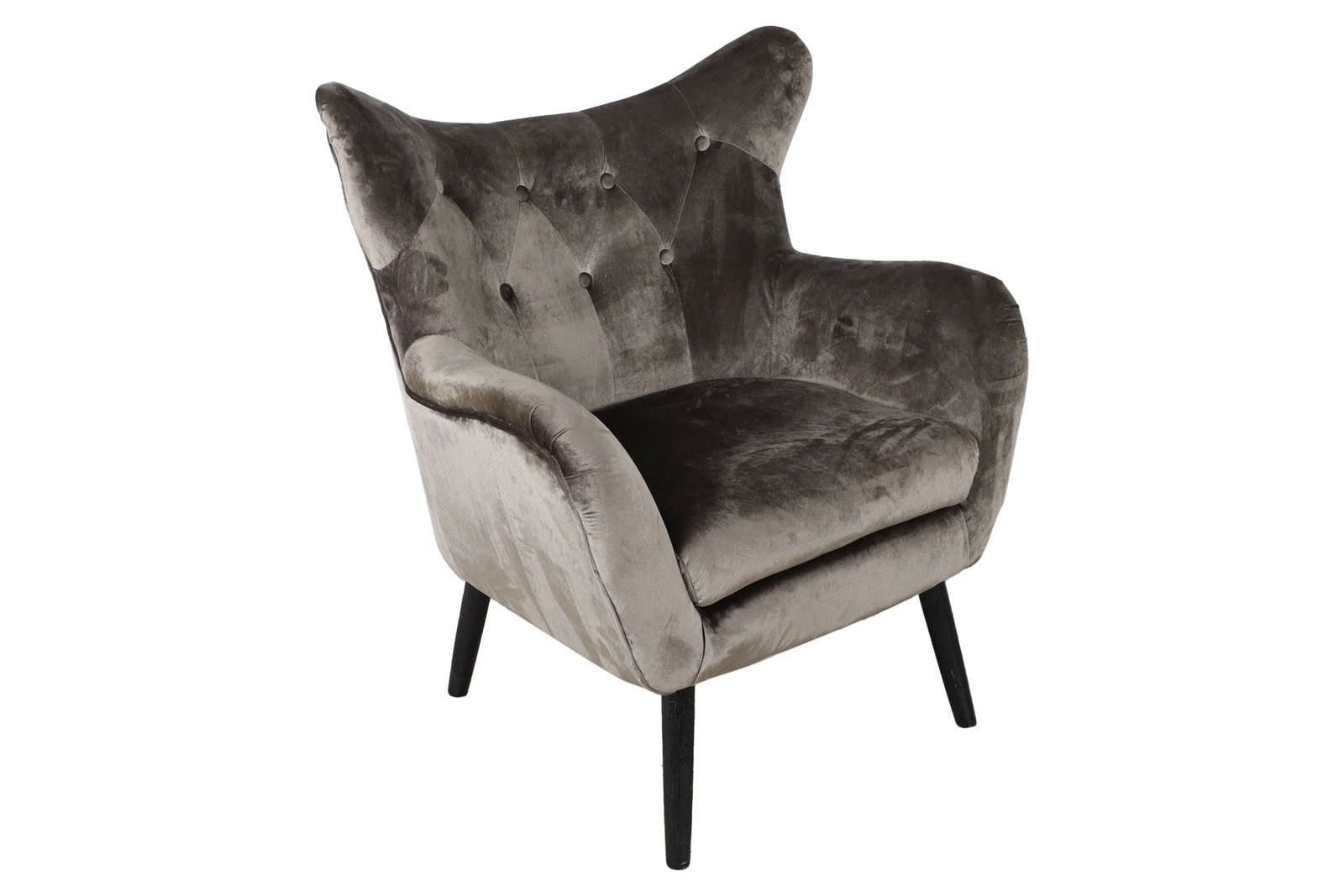 Mid Century Style Wing Chair: Mid Century Style Wing Chair. Dimensions 38.5x34x26