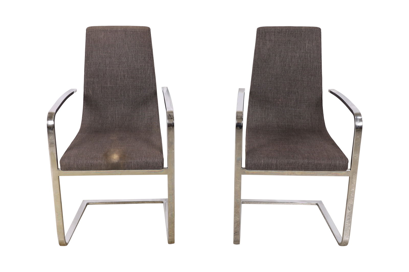 Calligaris - Chrome Arm Chairs - Pair (1 of 5)