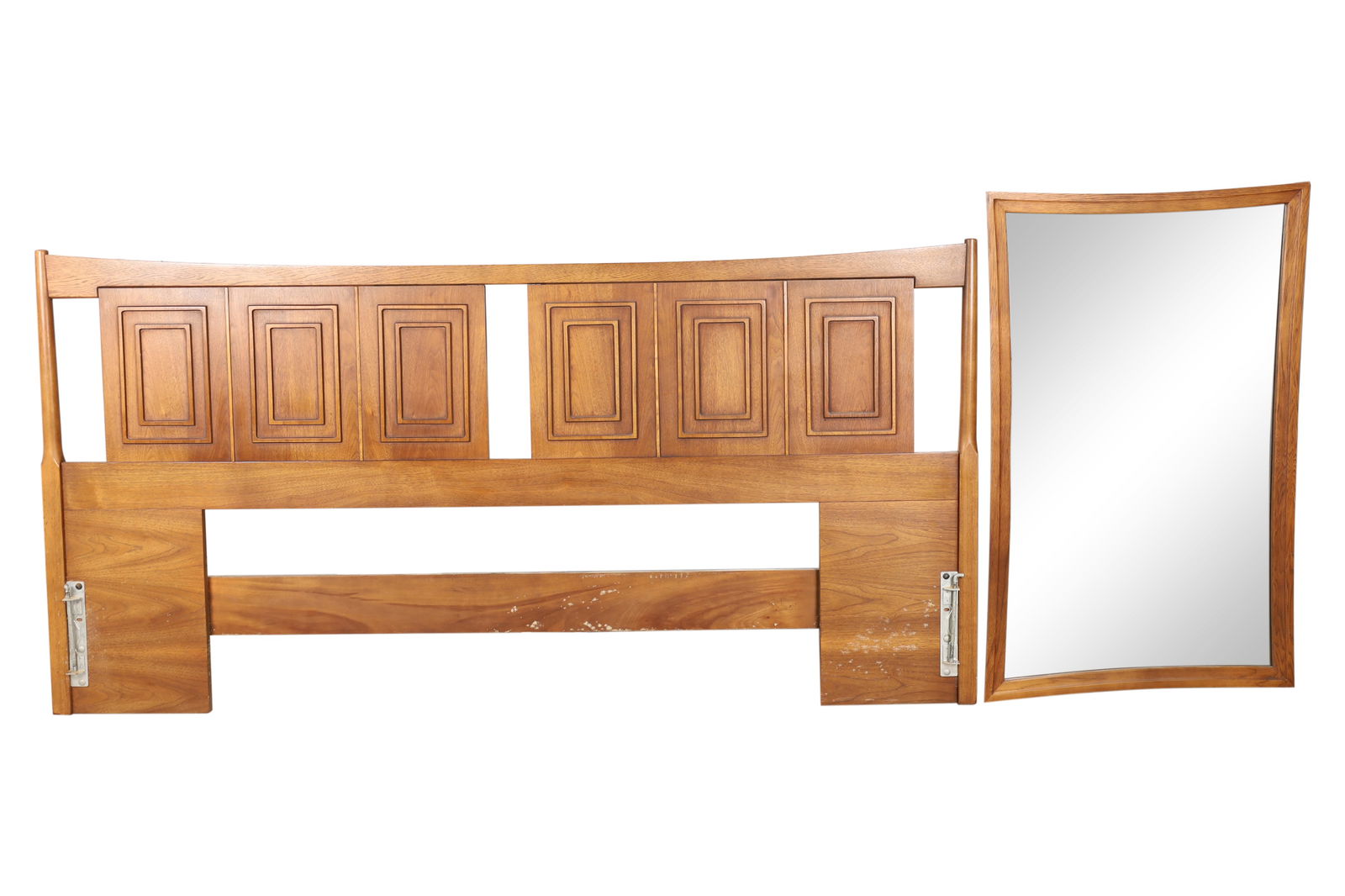 Broyhill Sculptra Mirror & King Headboard Auction