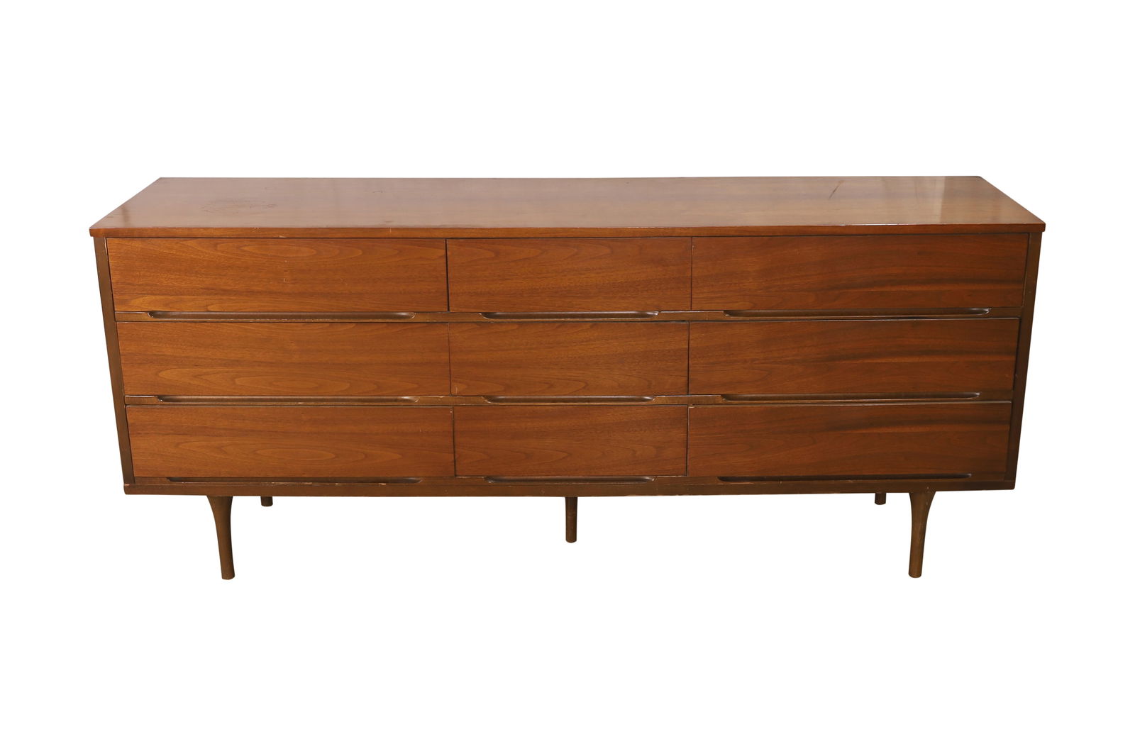Mid Century Walnut  Long Dresser (1 of 10)