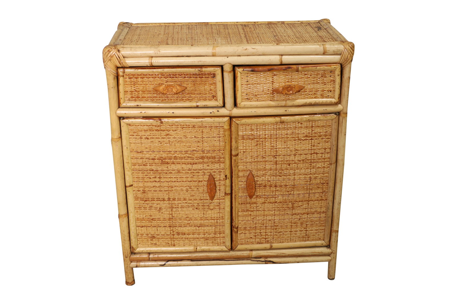Bamboo & Rattan Cabinet (1 of 7)