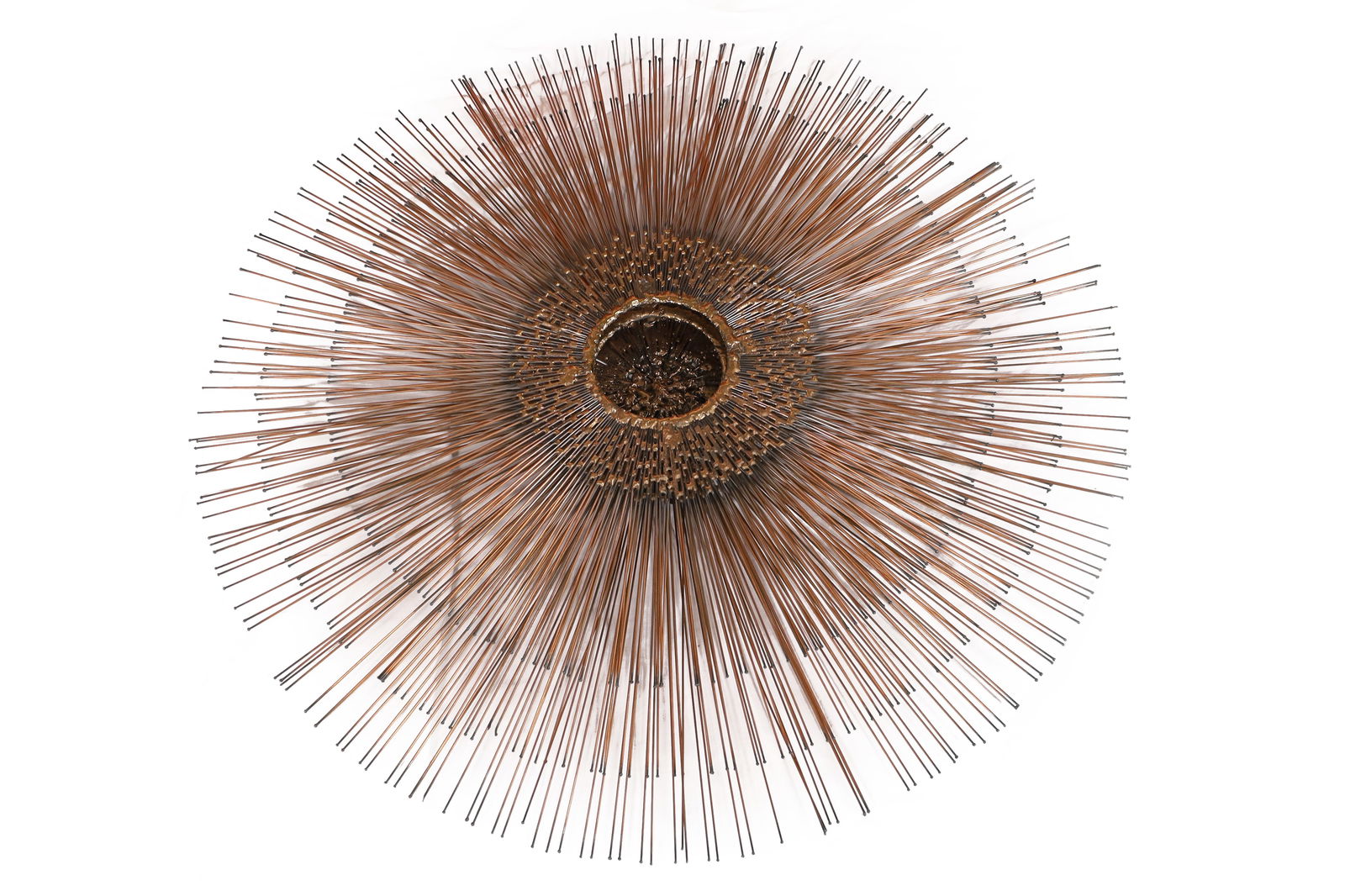 Jere Style Copper Sunburst Sculpture (1 of 3)