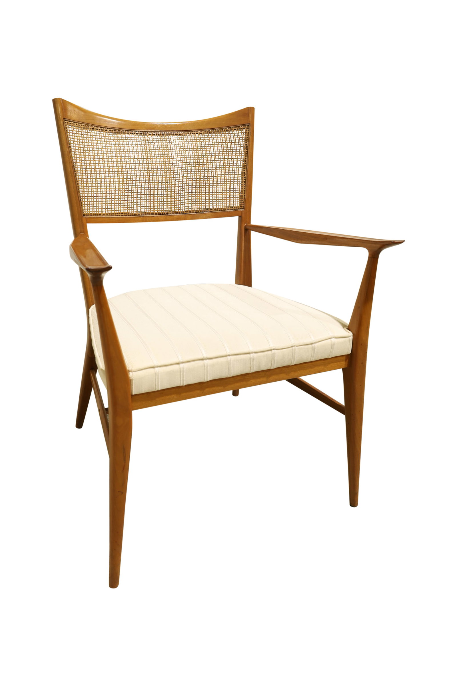 Paul Mc Cobb - Dining Chair: A cane back Paul Mc Cobb dining chair Dimensions:38x22x25