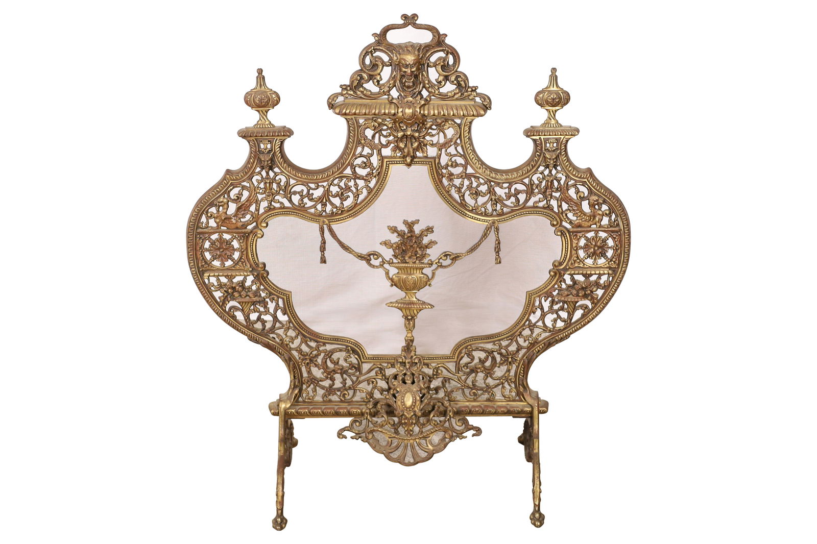 Ornate Victorian Fire Screen (1 of 4)