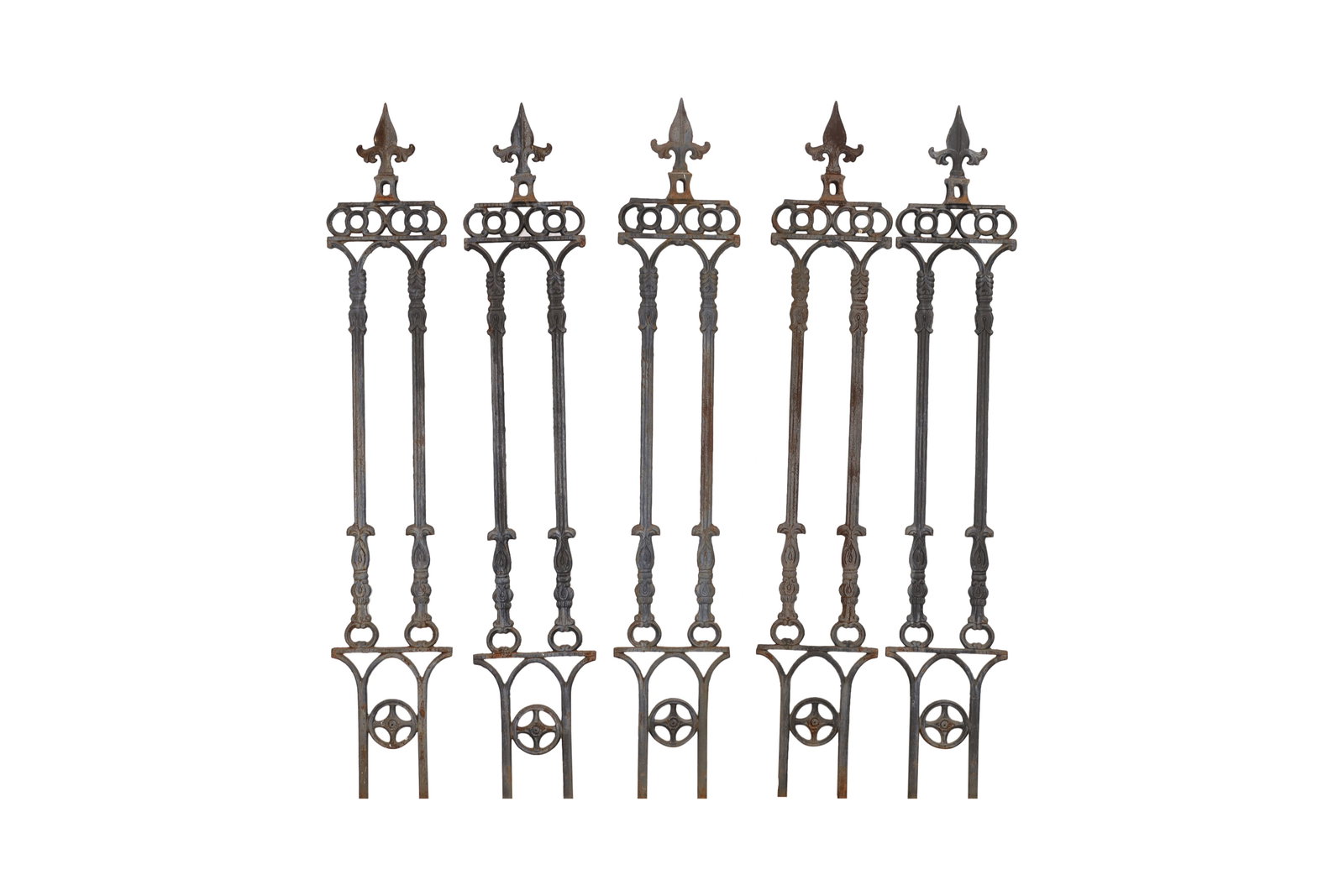 Victorian Style Iron Fence Pieces - 5 (1 of 5)