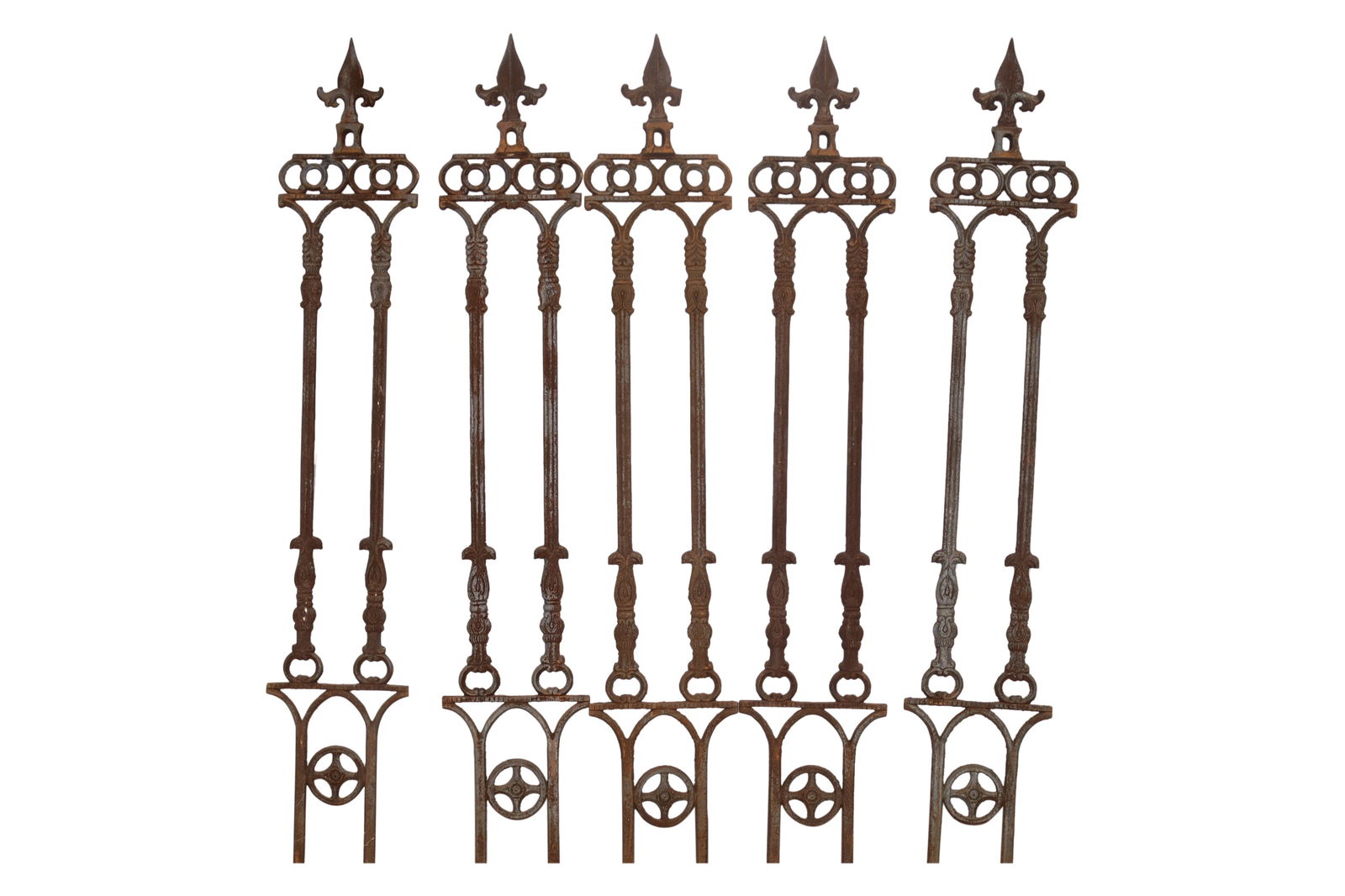 Victorian Style Iron Fence Pieces - 5 (1 of 5)