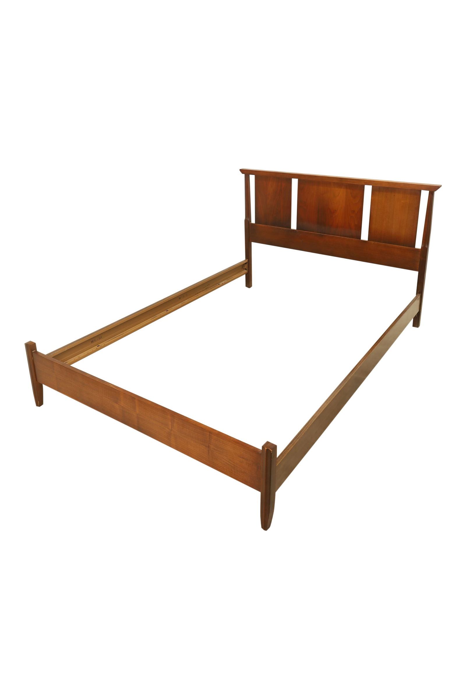 Mid Century Modern Walnut Full Bed (1 of 7)