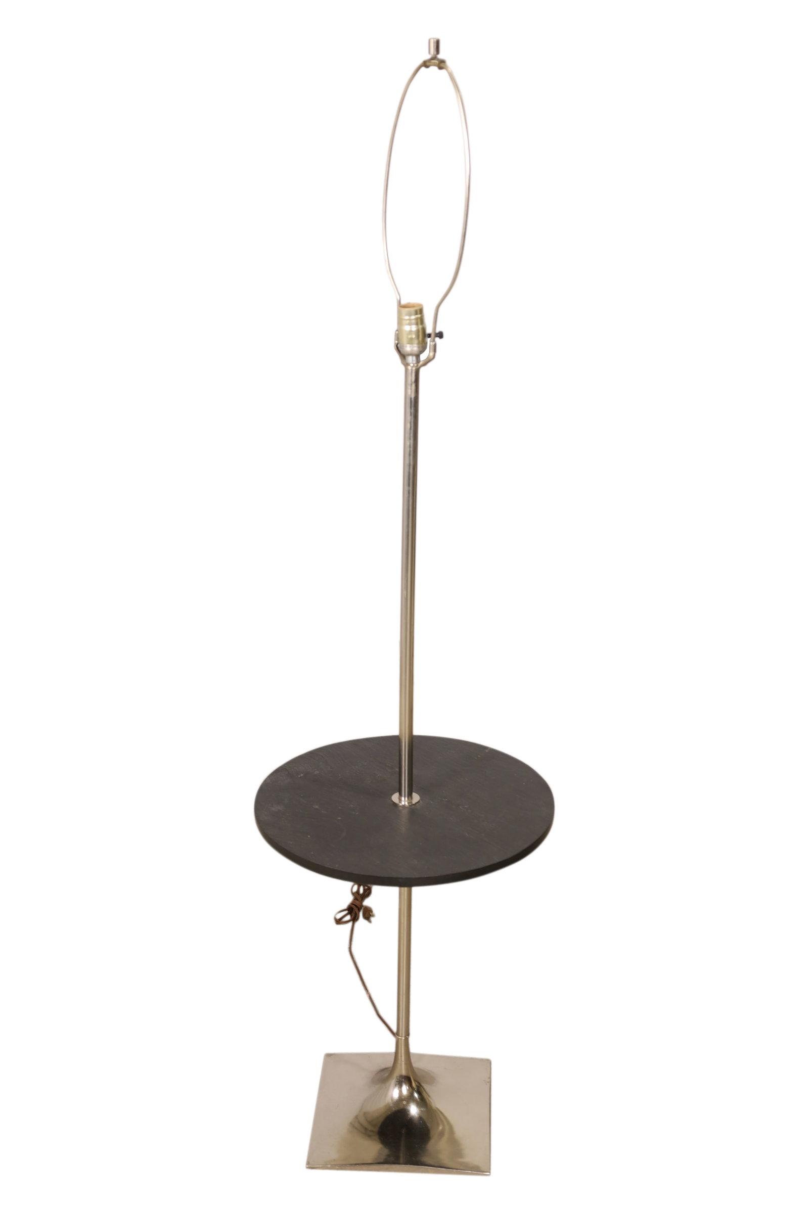 Laurel - Chrome & Slate Floor Lamp (1 of 6)