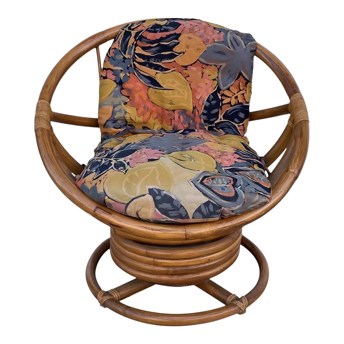 Ficks Reed - Bamboo Swivel Hoop Lounge Chair (1 of 4)