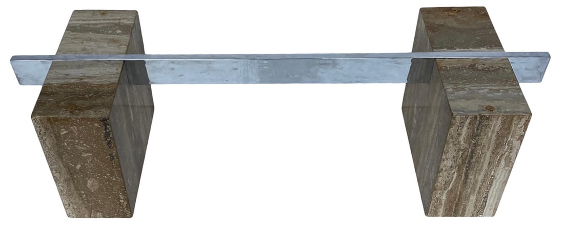 Artedi - Marble I Beam Coffee Table Base (1 of 2)