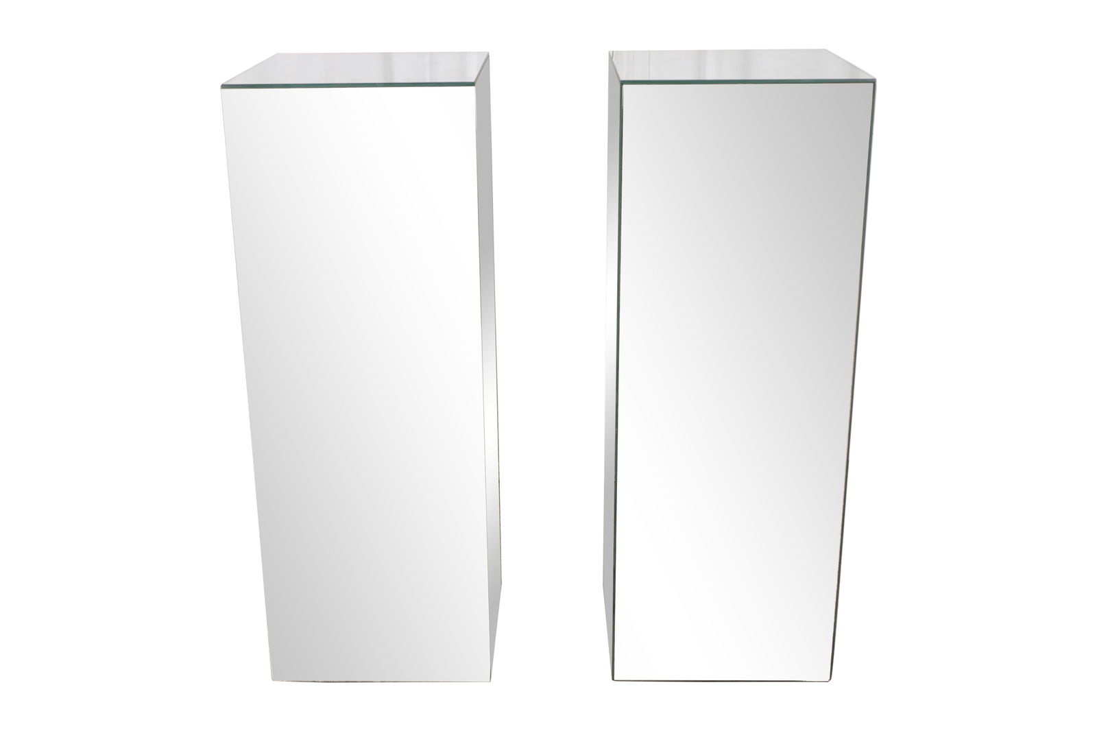 Mirrored Pedestals - Pair (1 of 2)