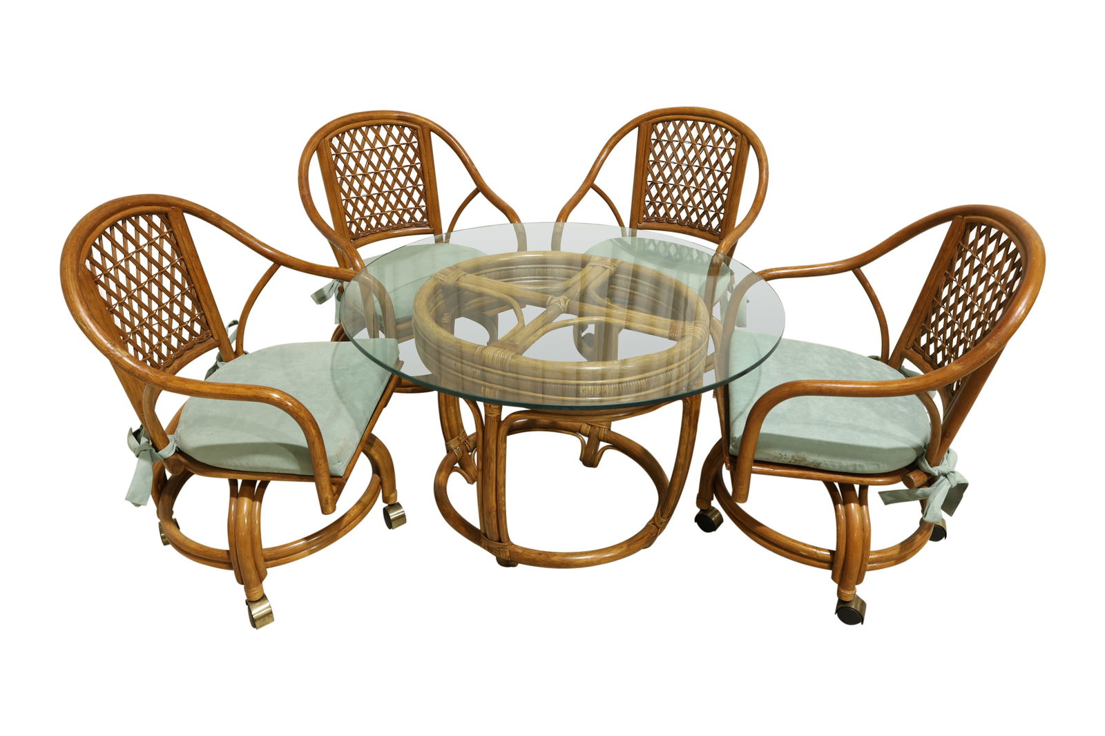 Rattan Kitchen Set- 5 Pc. (1 of 7)