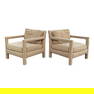 Bernhardt Flair Parsons Lounge Chairs - Pair