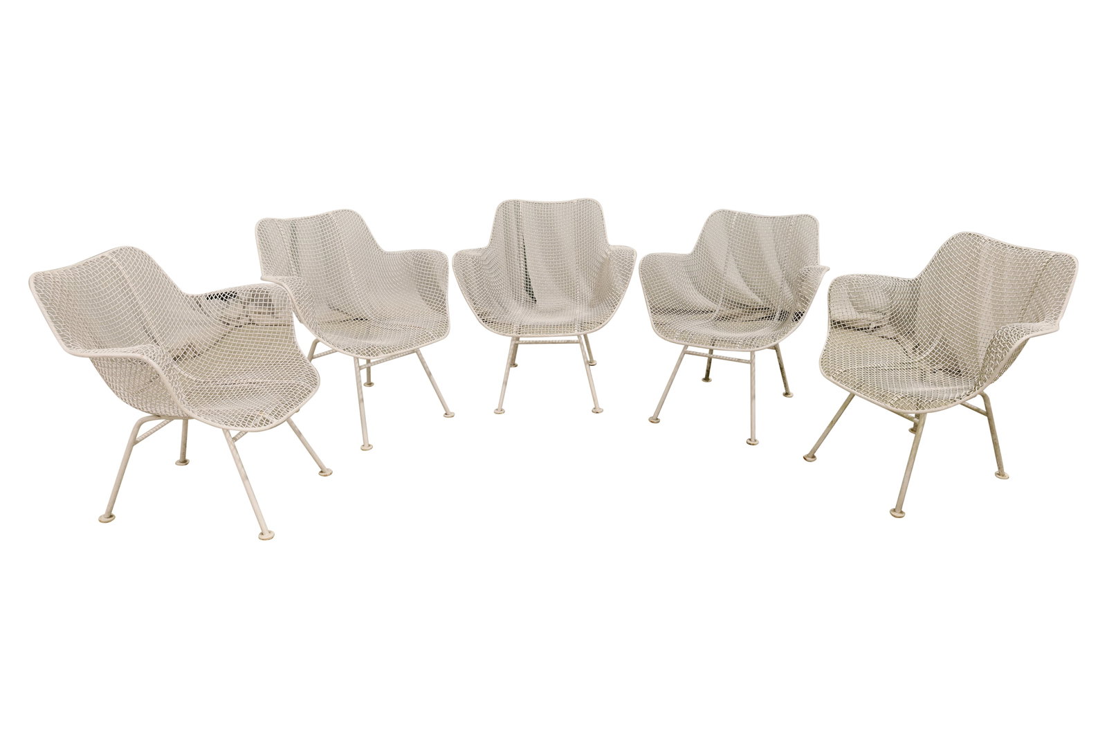 Woodard Sculptura Arm Chairs - 5: A set of 5 Woddard Sculptura arm chairs Dimensions:28x27x22