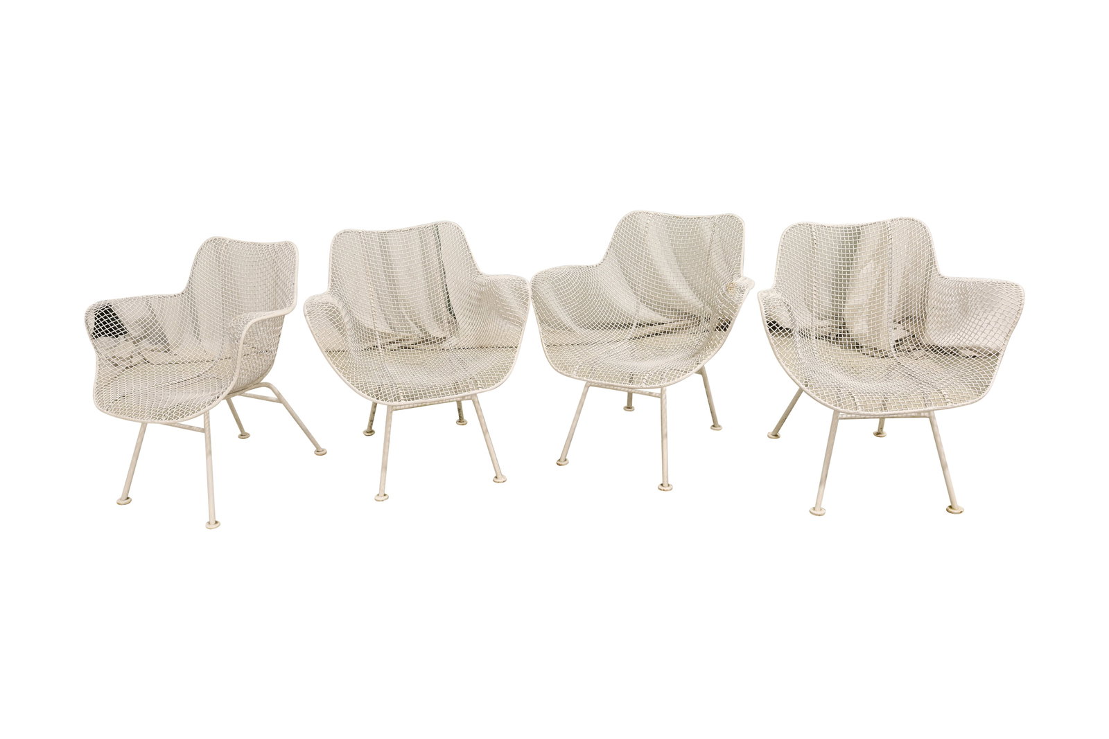Woodard Sculptura Arm Chairs - 4: A set of 4 Woodard Sculptura arm chairs Dimensions:28x27x22