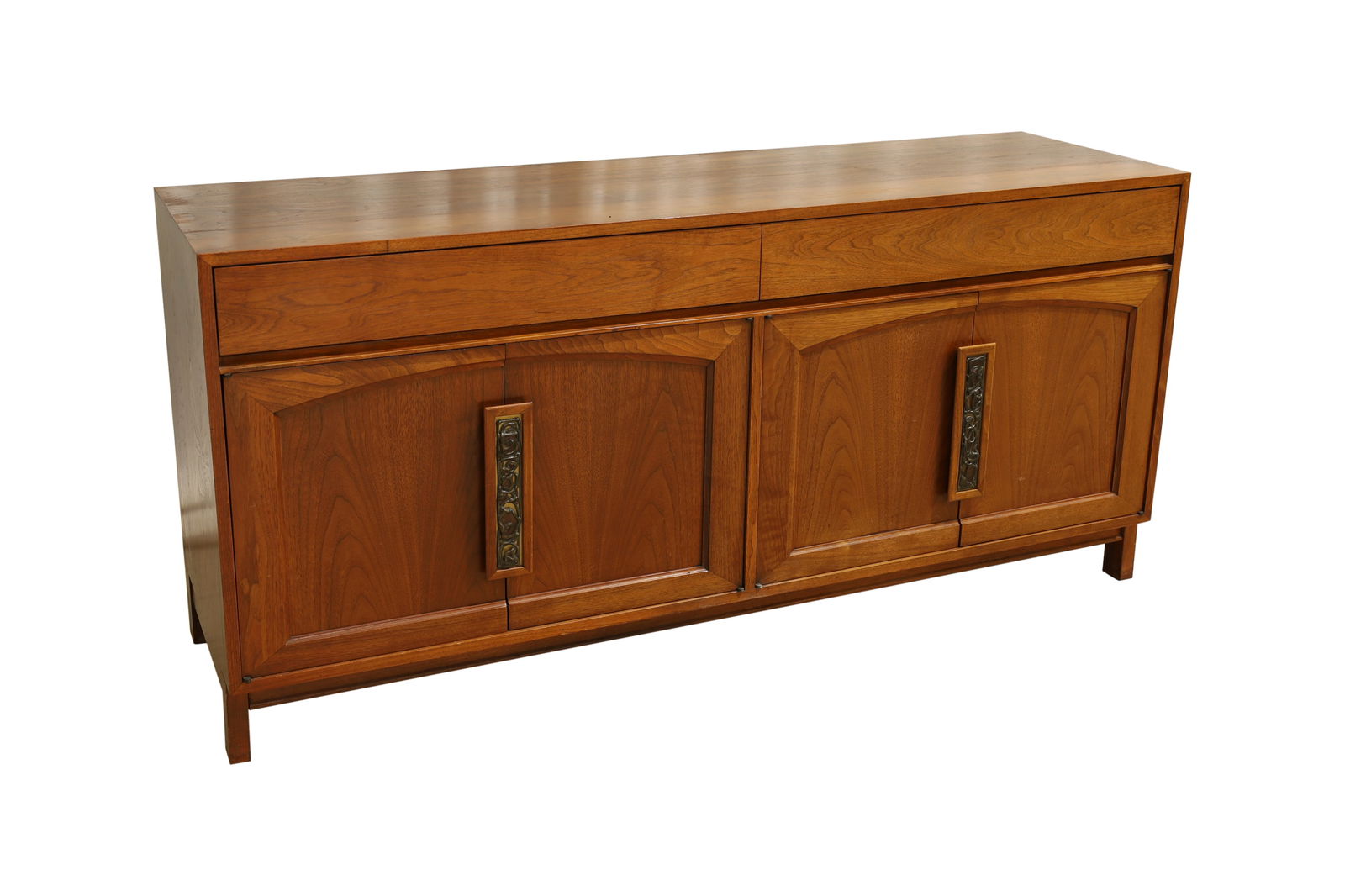 John Keal - Brown Saltman - Credenza: A John Keal for Brown Saltman walnut credenza Dimensions:31x66x19