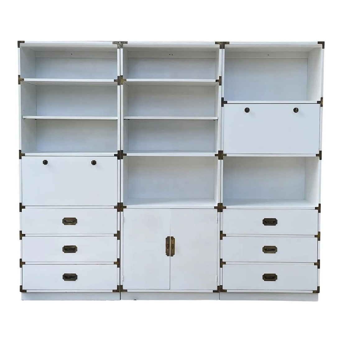 Campaign Style Shelving Unit - 3 Piece (1 of 5)