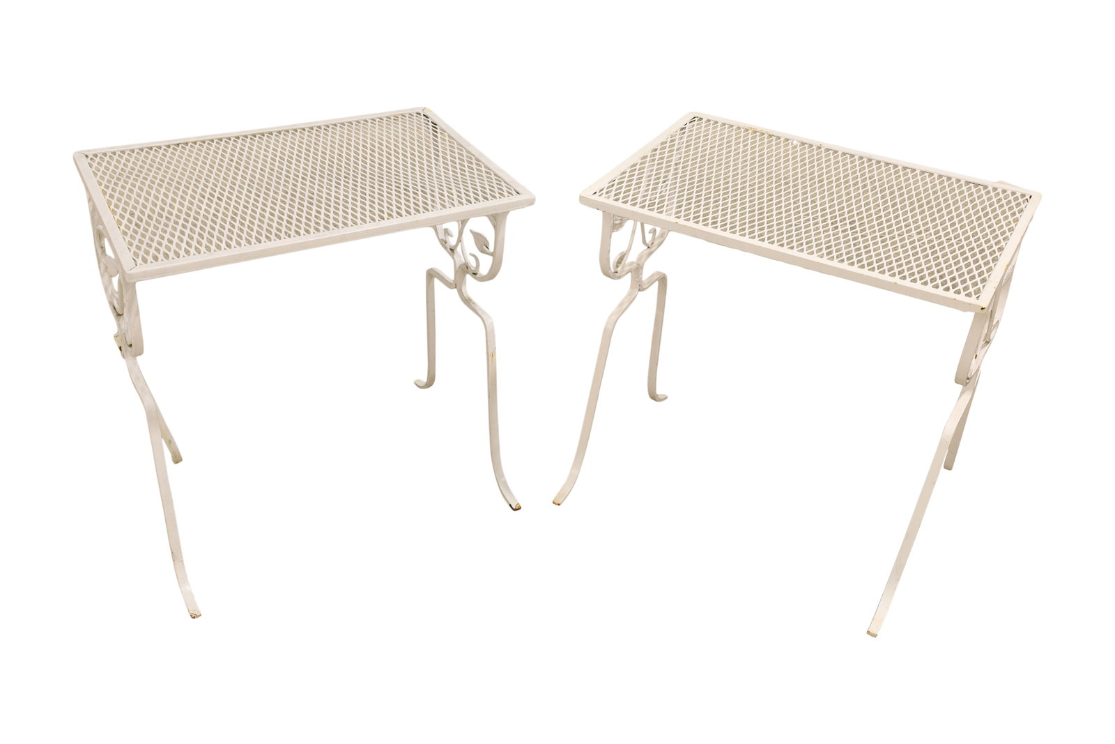 Wrought Iron End Tables - 2 (1 of 3)