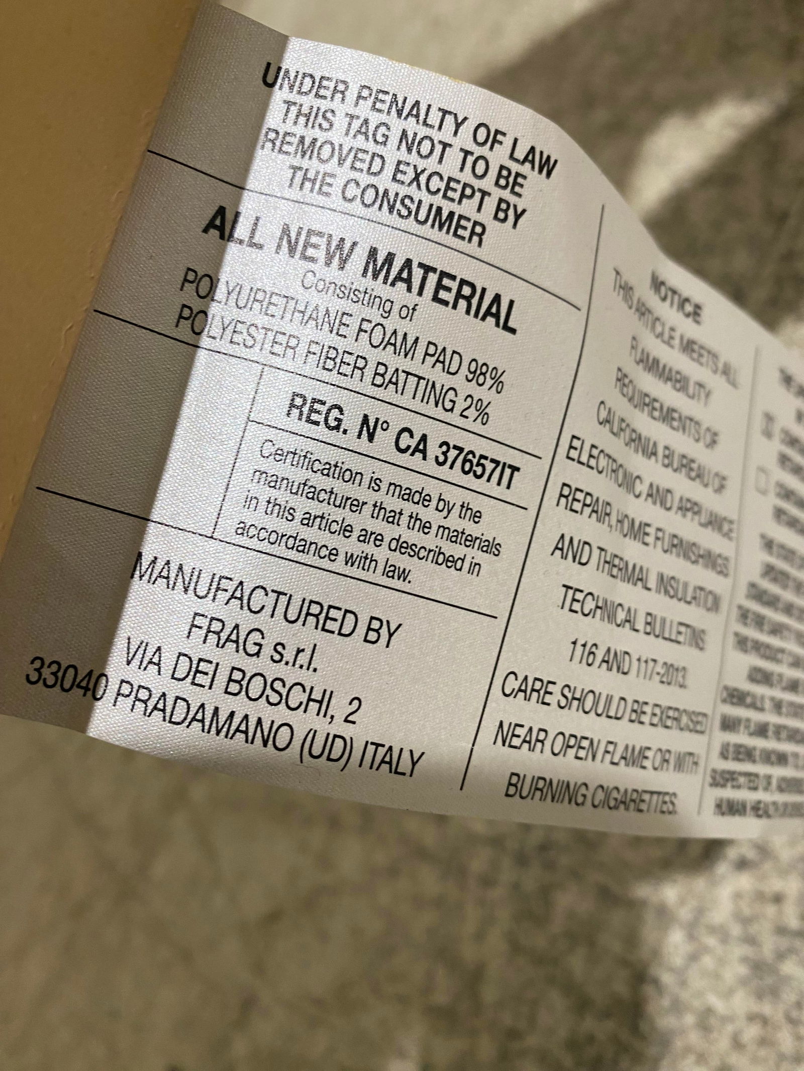 Italian Vella Leather King Size Bed (1 of 10)