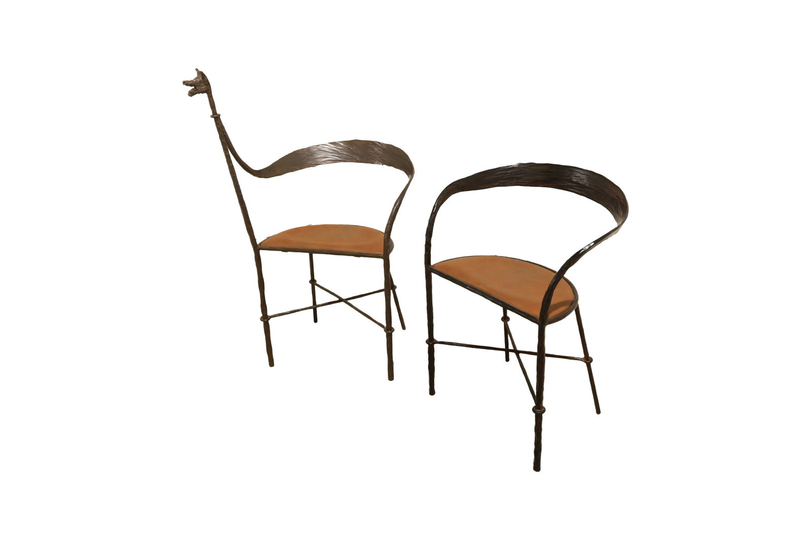 Diego Giocometti Style Sculpted Iron Chairs - 2 (1 of 13)