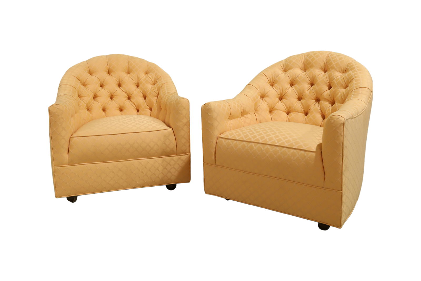 Ward Bennet Style Lounge Chairs - Pair (1 of 8)