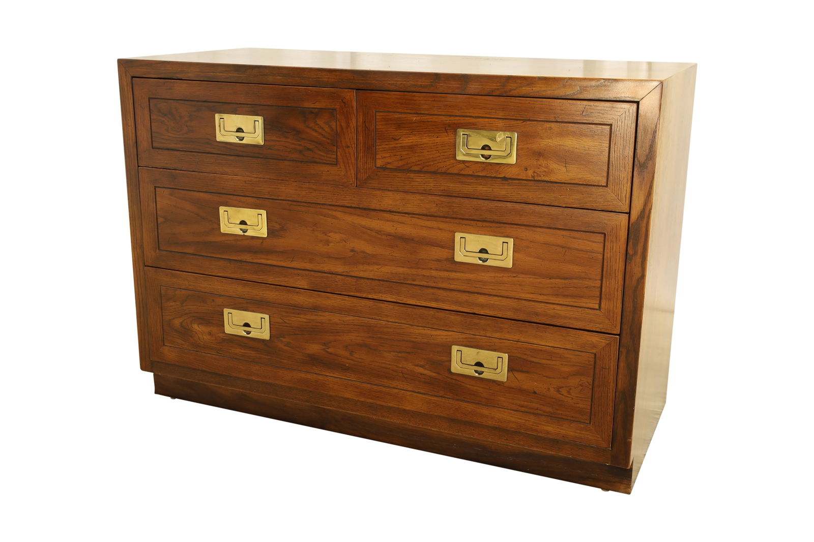 Henredon - Campaign Dresser: A Henredon campaign style dresser Dimensions:28x40x18