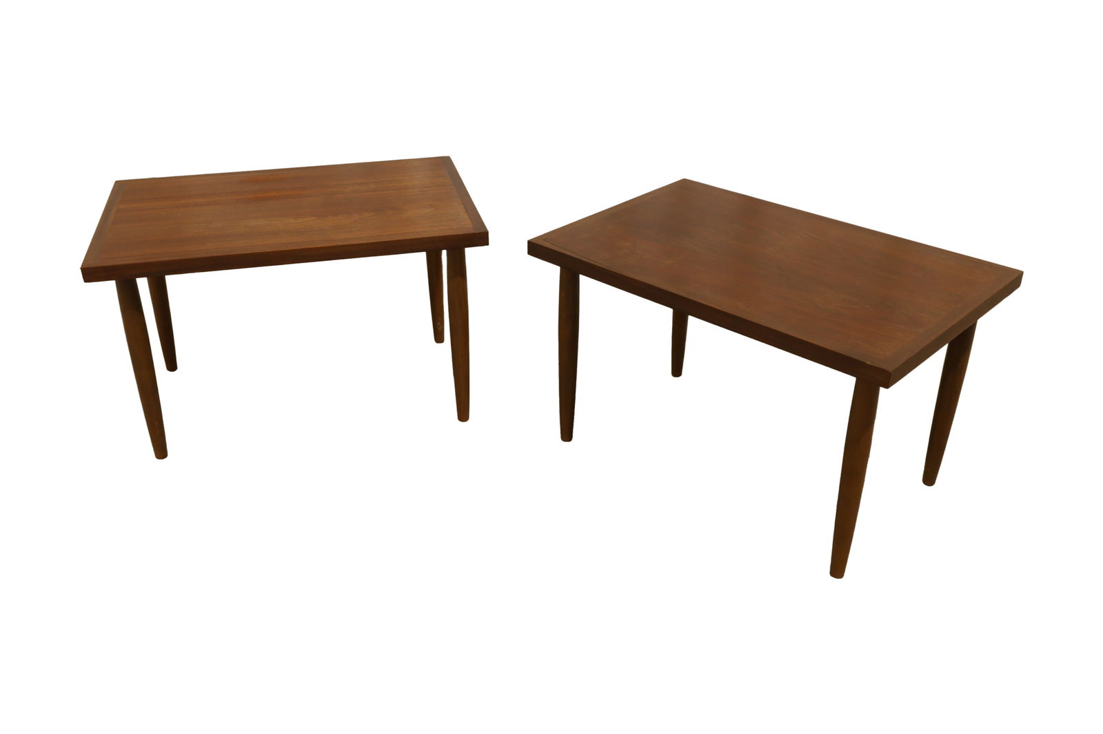 Teak End Tables - Pair (1 of 6)
